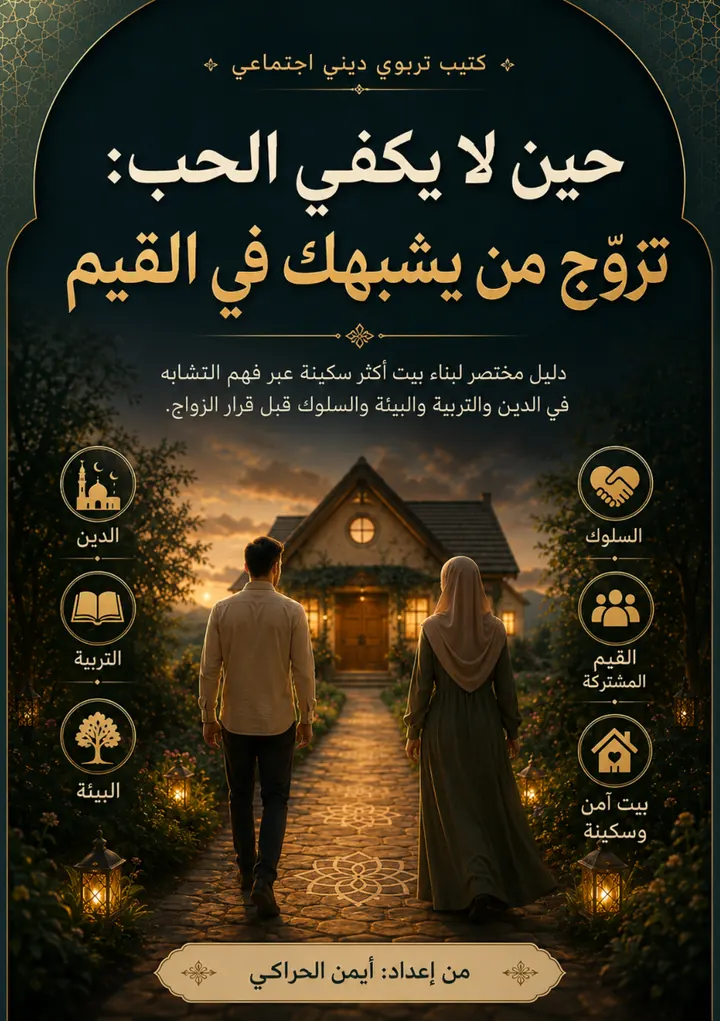 غلاف حين لا يكفي الحب: تزوّج من يشبهك في القيم