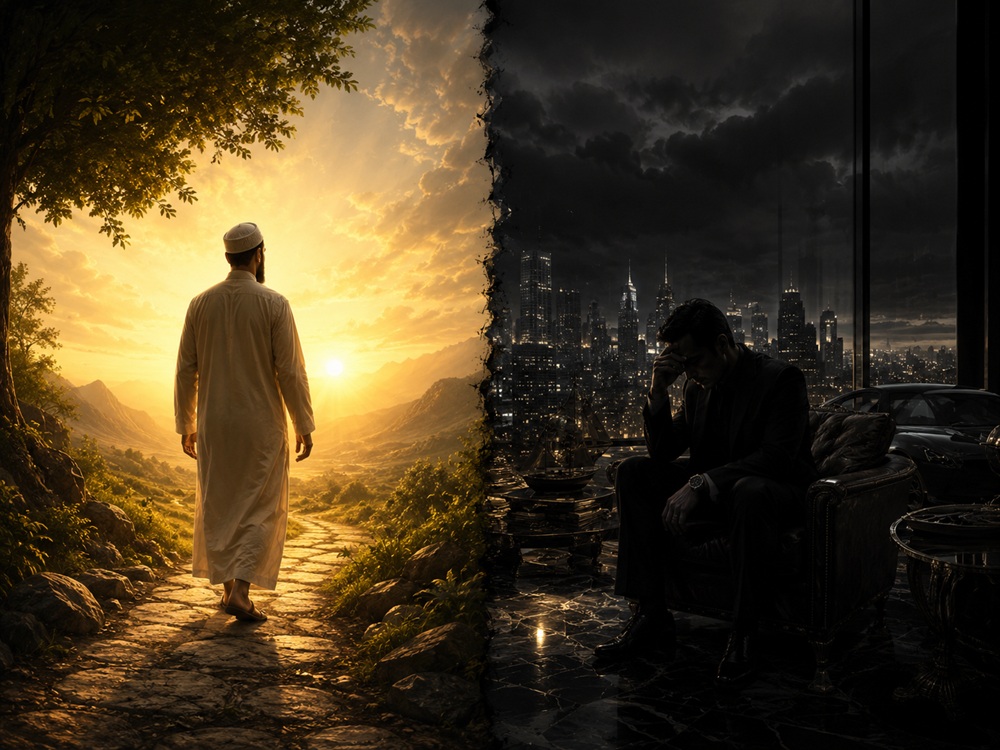 ومن لم يجعل الله له نورًا فما له من نور